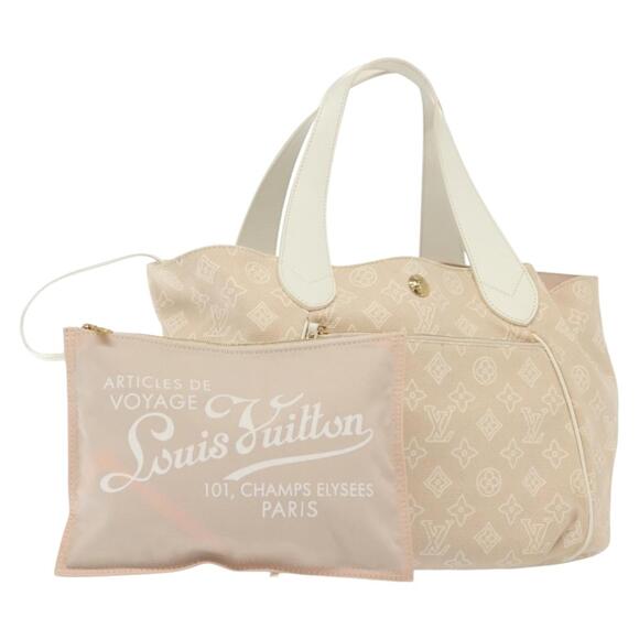 LOUIS VUITTON Monogram Beach Line Cabas Ipanema GM Bag Beige M95986 - Picture 1 of 16